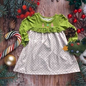 NWT Barefoot Boutique Christmas Dress Size 12M